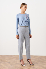 23070 Джемпер женский (голубой)