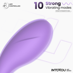 INTOYOU BULBY - Интерактивное виброяйцо, фиолетовое