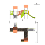 Детская площадка для улицы Romana 104.20.00