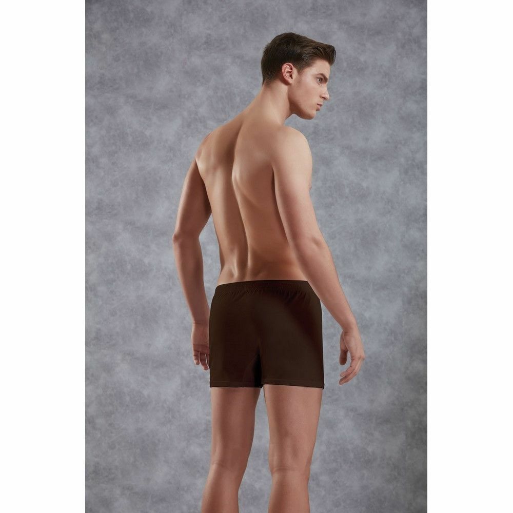 Мужские трусы боксеры хлопковые коричневые Doreanse 1511