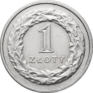 1 злотый 1990-2016 Польша