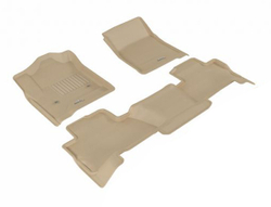 Коврики салона Sotra 3D Lux для Chevrolet Tahoe IV Bench Seating/Cadillac Escalade 2015- бежевые. Артикул ST 74-00623