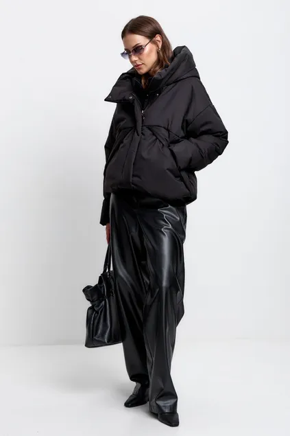 Куртка зимняя на утеплителе Isosoft черного цвета