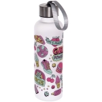 Бутылка питьевая пластиковая 600мл «Летний микс», микс цветов