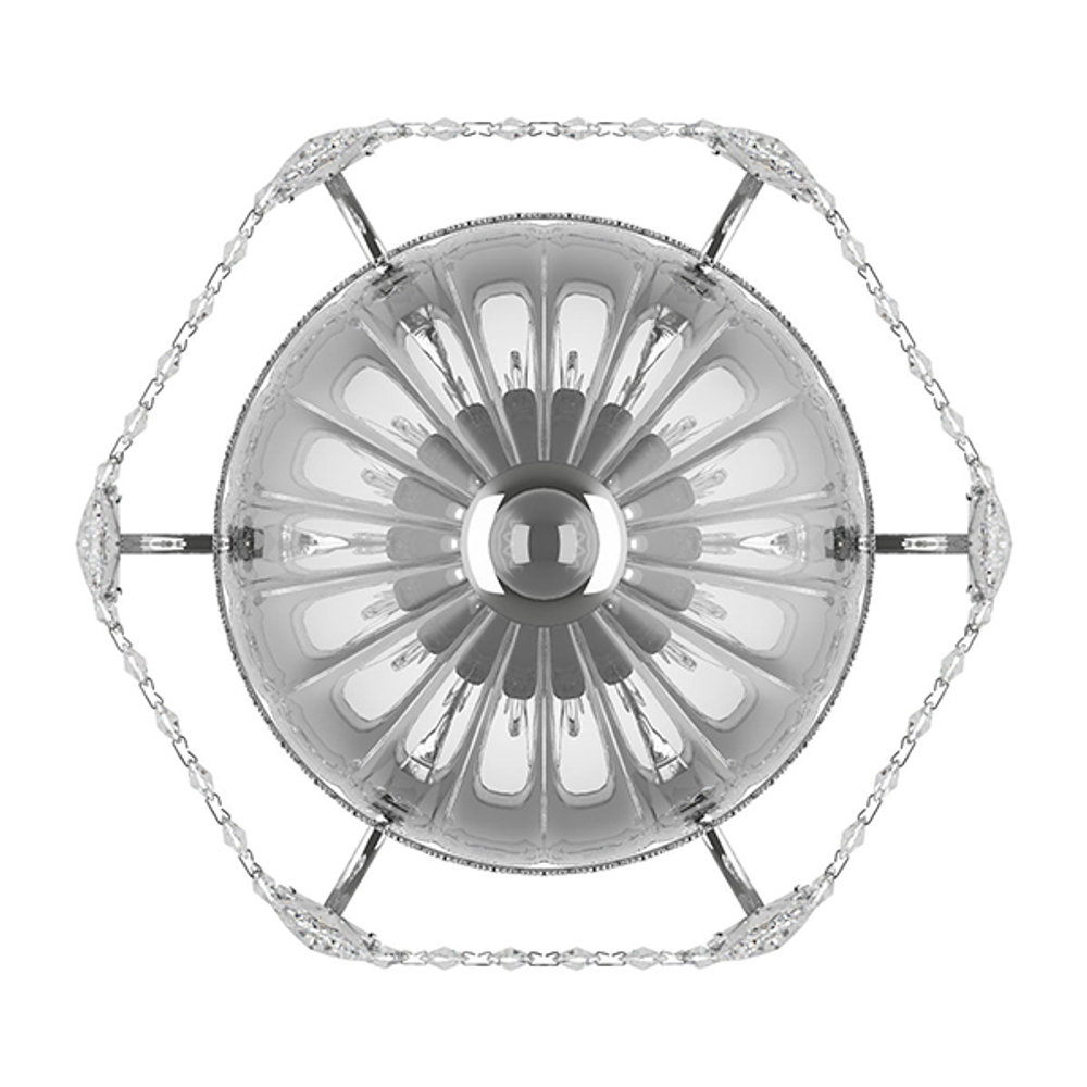 790034 Люстра SCHON 3x60W E14 Серебро