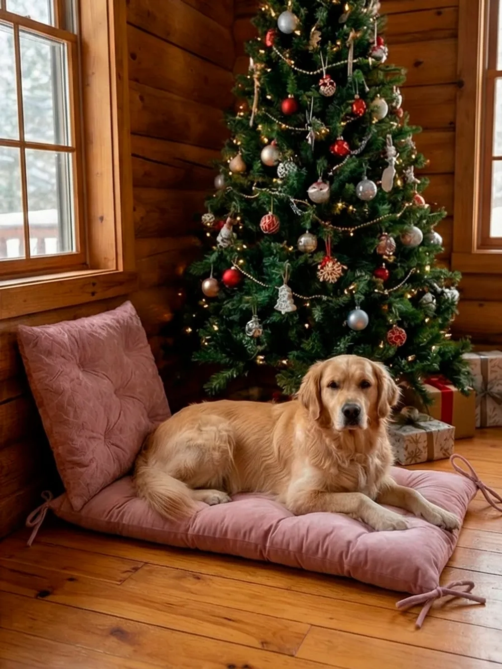 Подушка на скамью, подоконник, обувницу 100х45 см