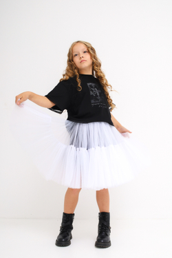 Юбка фатиновая, белая