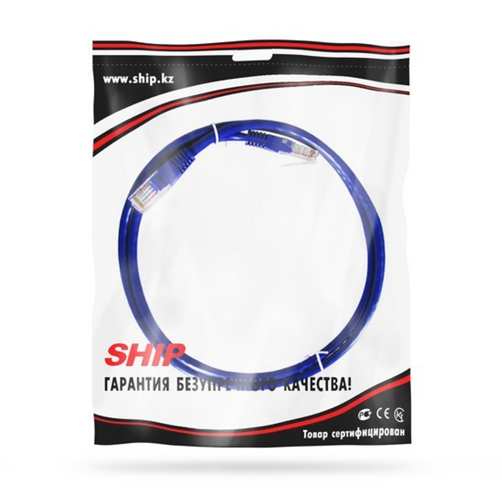 Патч Корд SHIP Cat.5e UTP LSZH RJ-45 0.5 м S3025BL0050-P