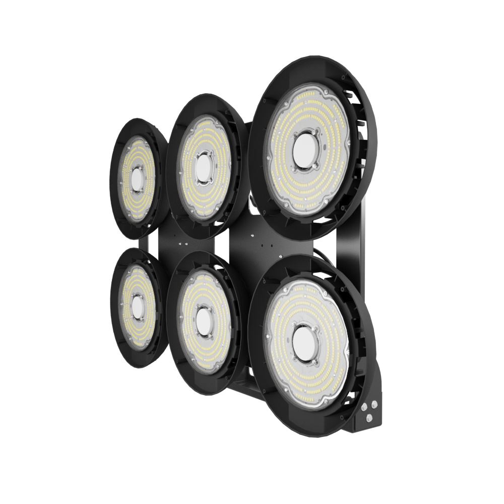 Прожектор LED ТАЙФУН ДО06-1200-202-4К-Л Г60 1200Вт 4000К IP65 Прозрачный 228000лм 260х161мм WOLTA PRO