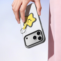 Чехол белого цвета (Star Edition) для смартфона iPhone 17 Pro, серия Luvy Series (со съемным ремешком) от Dux Ducis