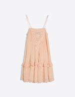 БОХЕМНОЕ МИНИ-ПЛАТЬЕ - BERSHKA