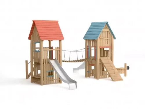 Детский городок с горками