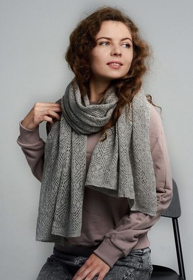 Палантин из 100% монгольской шерсти