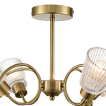 8154/8C COMFI LN26 108 медный/прозрачный, металл/стекло Потолочный светильник Е14 8*40W 220V IMANA