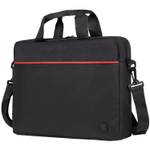 Сумка портфель BRAUBERG PRACTICAL с отделением для ноутбука 15 6" "Red line" черная 29х40х7 см