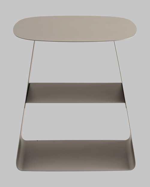 Журнальный столик Leyre металл темно-серый