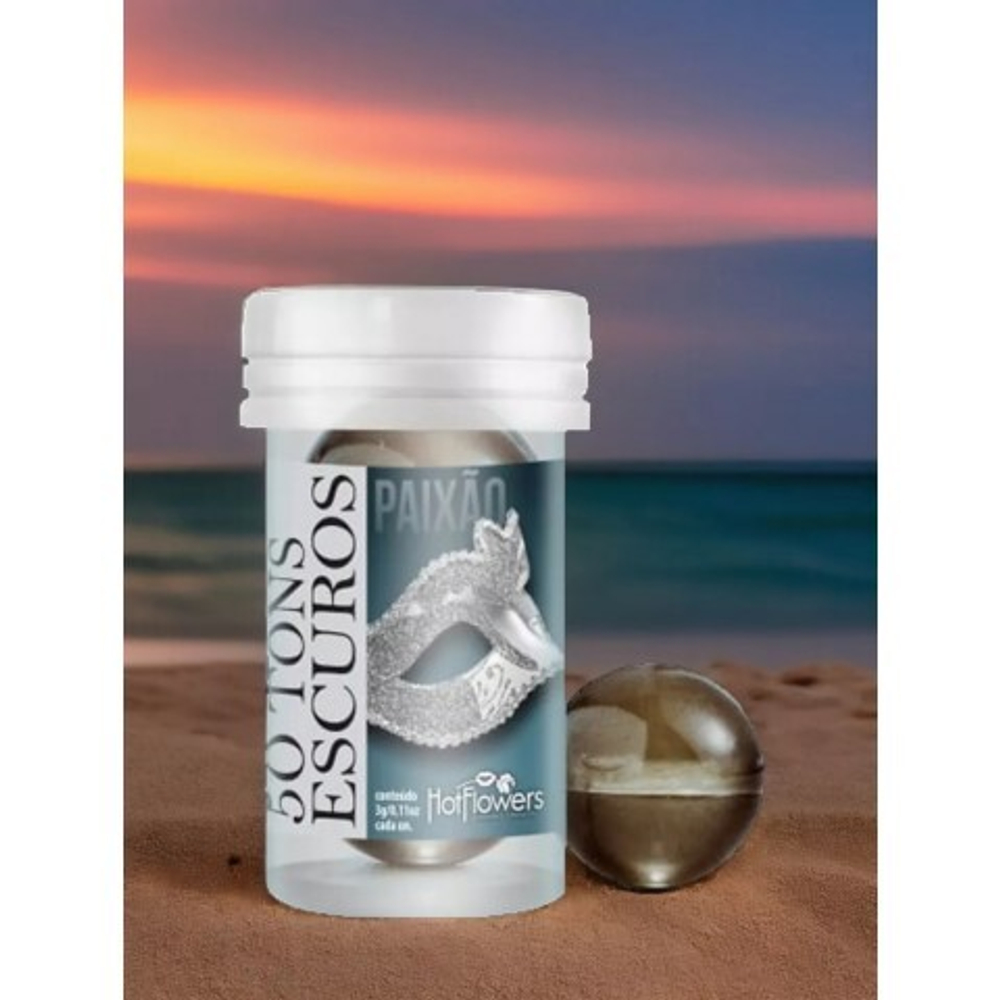 Лубрикант 50 TONS PASSION на масляной основе в виде 2-х шариков с разогревающим эффектом