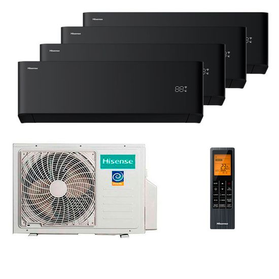 Мультисплит система на 4 комнаты Hisense AMS-09UW4RYCHB00(B) x 4 / AMW4-27U4RJC