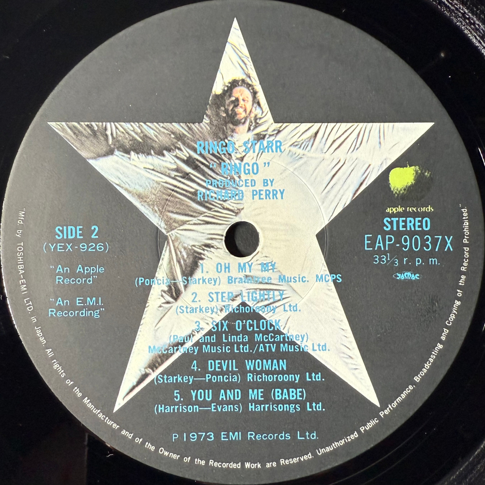 Виниловая пластинка Ringo Starr ‎– Ringo LP