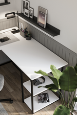 Угловой письменный стол ODIN 140х150 - белый