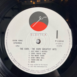 Винтажная виниловая пластинка LP The Cars Greatest Hits (Japan 1985) (No Obi) Drive