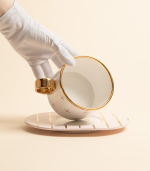 Чайная пара — Золотая серия, белый и розовый | Мария Кеслер