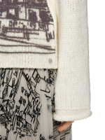 Свитер из вискозы и шерсти (Knitted in Germany)