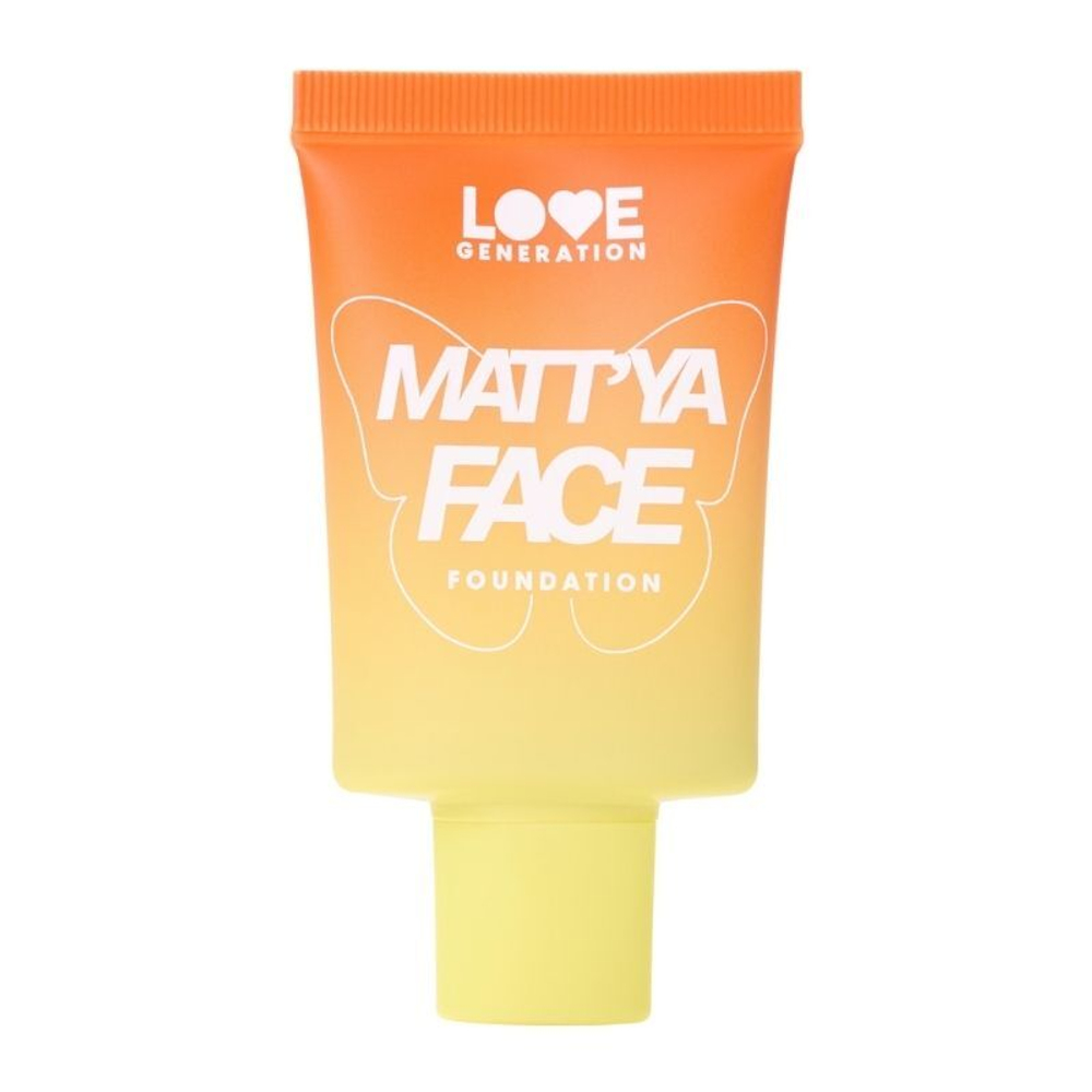 Love Generation Matt'ya Face foundation Матирующий тональный крем с экстрактом матчи 03