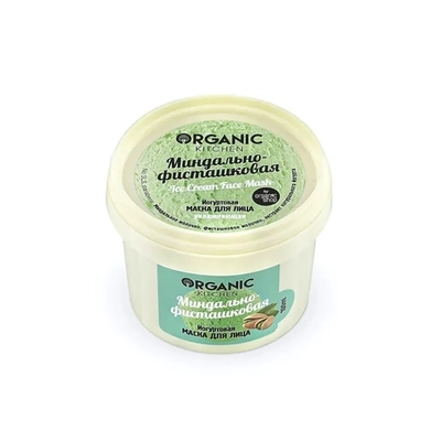 Маска для лица ORGANIC KITCHEN йогуртовая «Миндально-фисташковая» 100 мл.