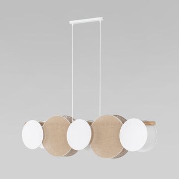 Подвесной светильник с тканевым рассеивателем 5*Е27 4815 коричневый Pulse TK Lighting