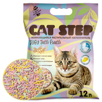 Наполнитель комкующийся растительный CAT STEP Tofu Tutti Frutti, 12 л