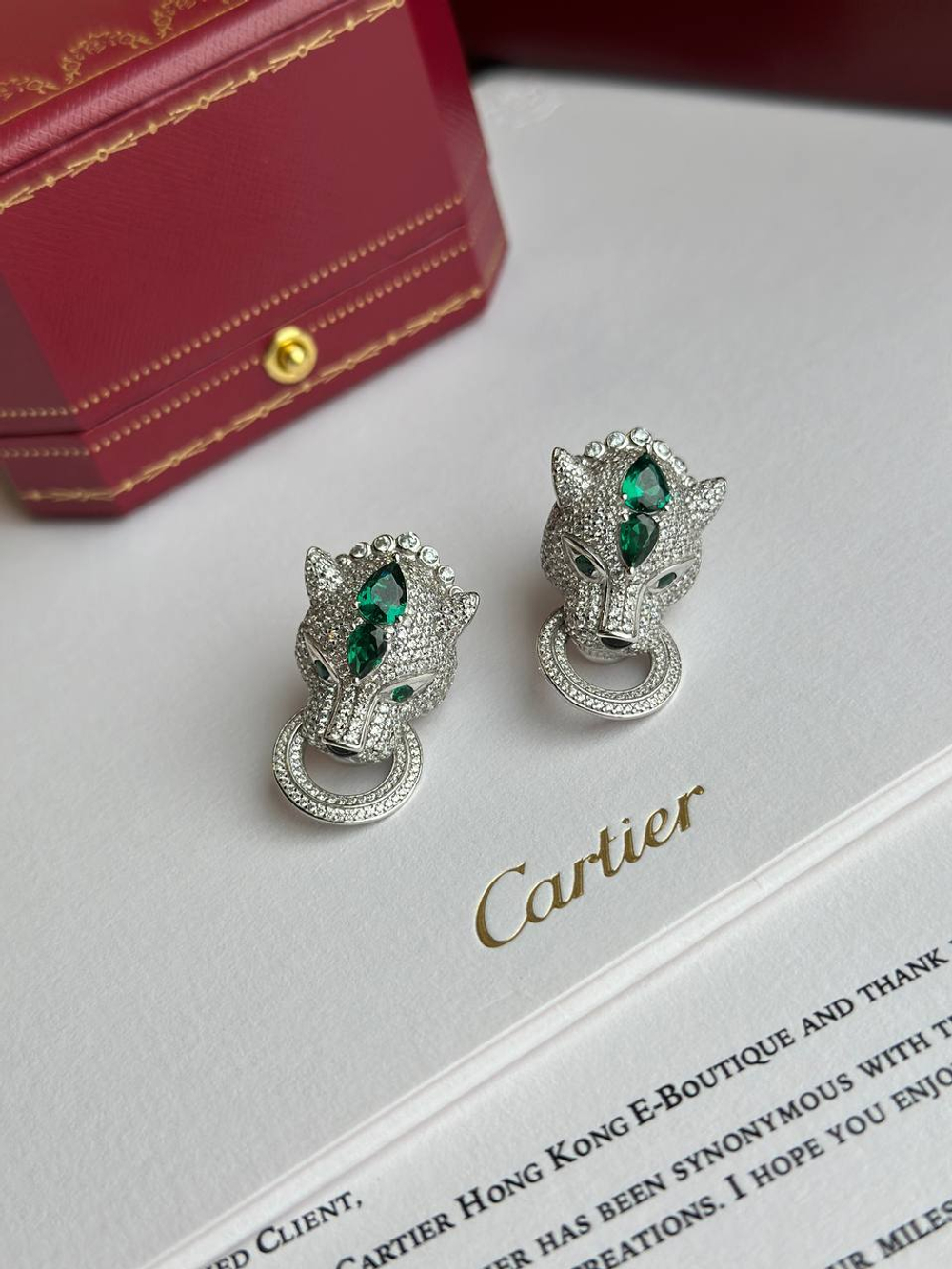Серьги Cartier