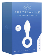 Белая анальная пробка Plugger - 11,9 см. (Цвет: белый)