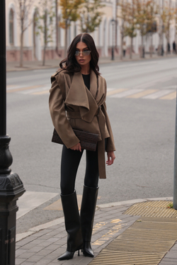 Укороченный тренч «KHAKI»