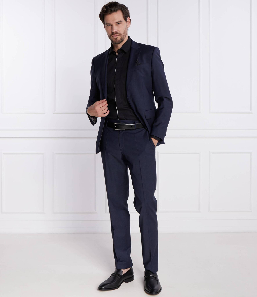 Рубашка H-HANK-party2 BOSS BLACK - черный(50503240)