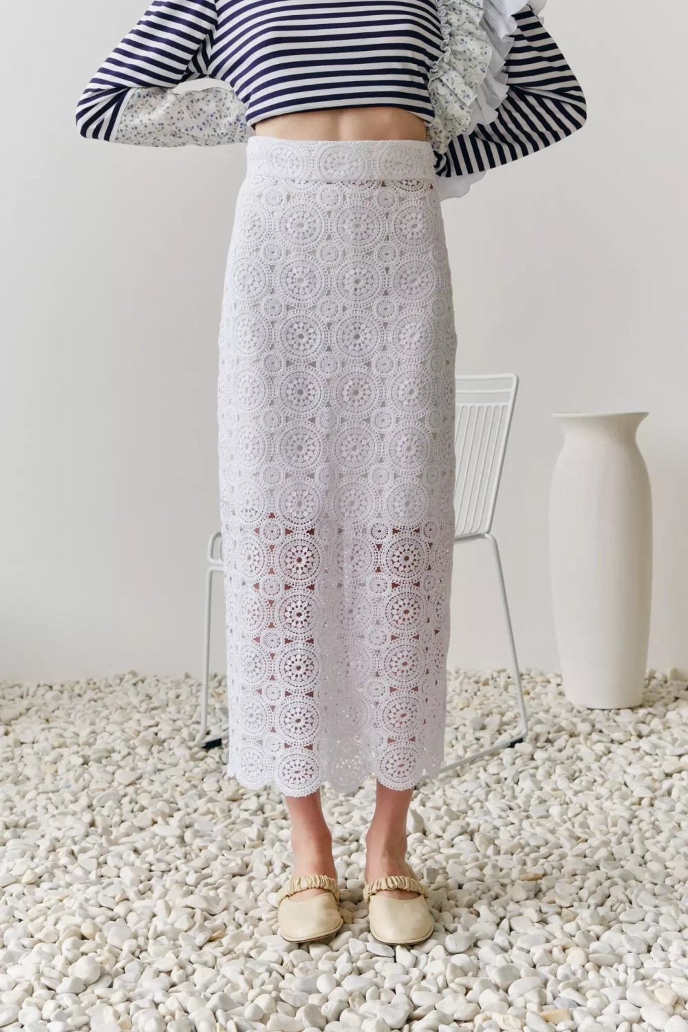 Кружевная юбка