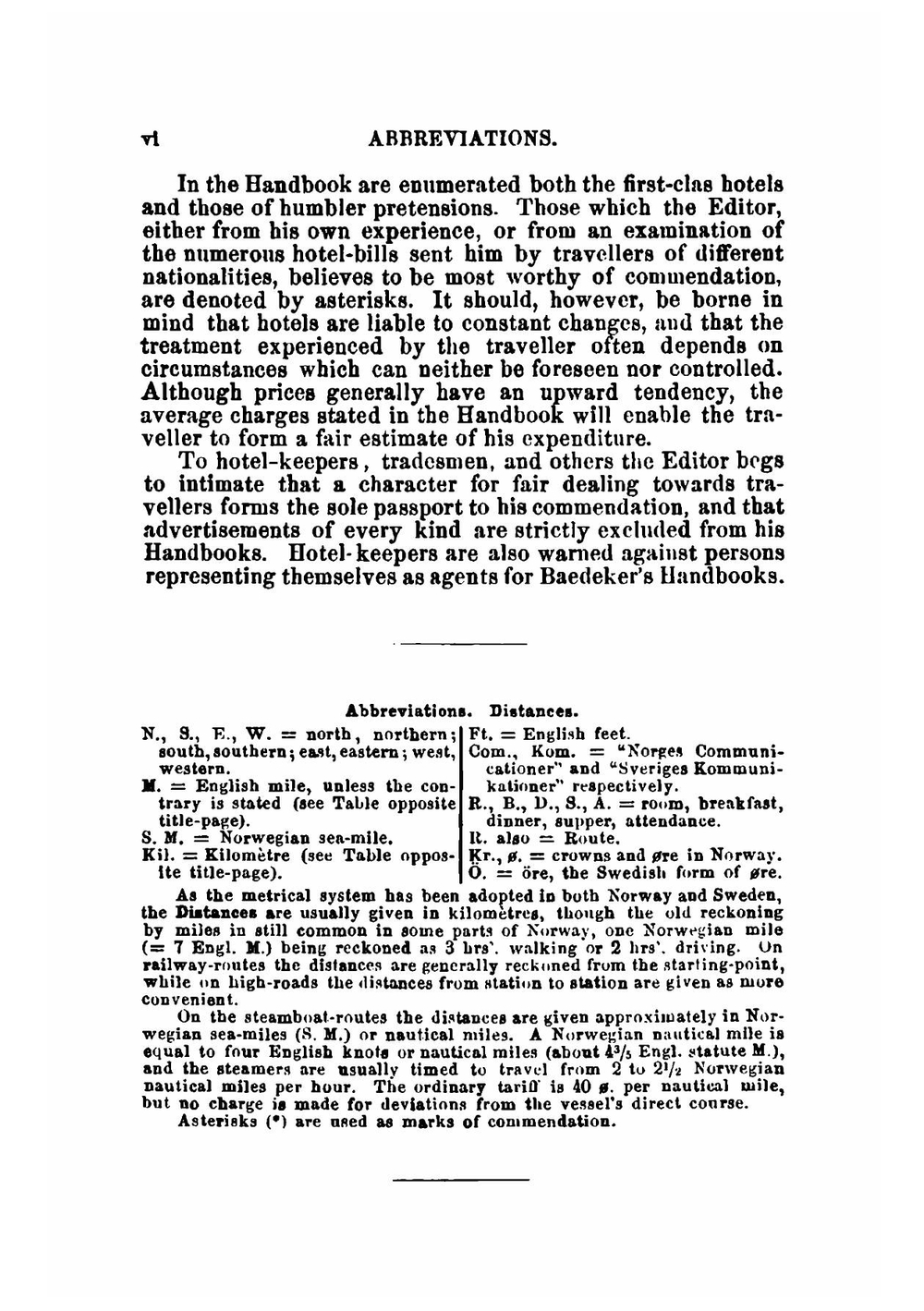 Norway, Sweden, and Denmark. handbook for travellers | K. Baedeker