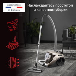 Пылесос с контейнером для пыли Tefal Compact Power TW3786RA