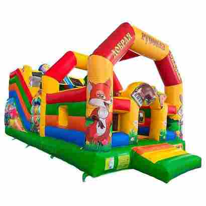 Коммерческий надувной батут «Добрая русская сказка 4», 8*4*5 м