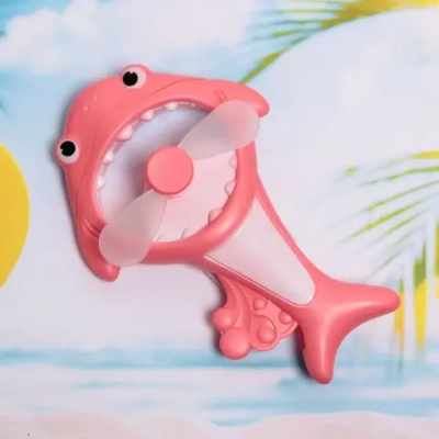 Вентилятор «Акулёнок», микс цветов, 16 см