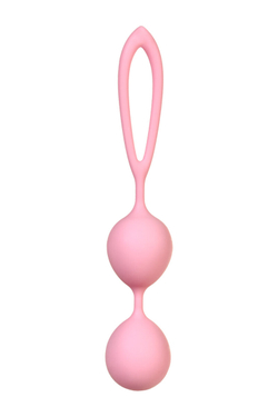 Вагинальные шарики A-Toys by TOYFA Rai, силикон, розовые, 17 см