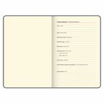 Ежедневник датированный 2025, А5, 138x213 мм, BRAUBERG "Cayman", под кожу, бордовый/коричневый, 115769