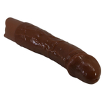 Реалистичный вибратор Jermaine Pretty Love, коричневый, 19,5 см