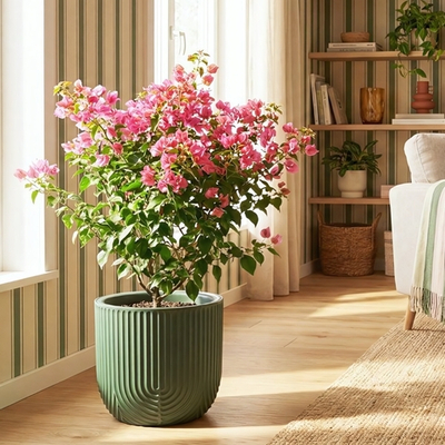 Кашпо РАМОНА D280 мм 7,8 л со вставкой 28*28*25,5см М3263