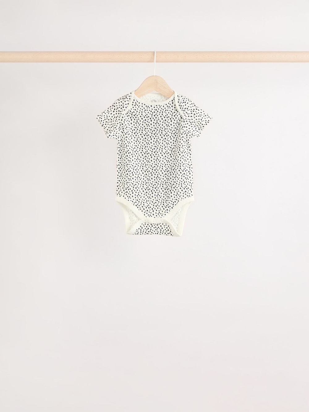 Боди с коротким рукавом для малышей Next E57-523, 5 шт., Молочный, Серый, Мятный