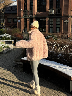 Шуба Pink sheep розовый