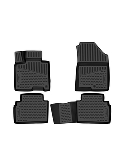 Коврики в салон для KIA Sportage (V) 2021-, Внед, (РФ) , 4шт. (Повышенная устойчивость, повышенная износостойкость) FORMAT.3DA67052210