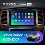 Teyes SPRO Plus 10,2"для Toyota Land Cruiser 100, Lexus LX 2002-2007