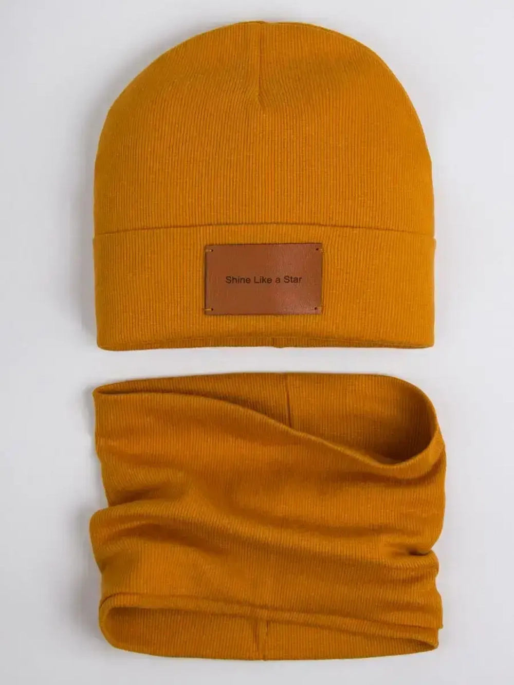 Шапка и снуд для мальчика осенние