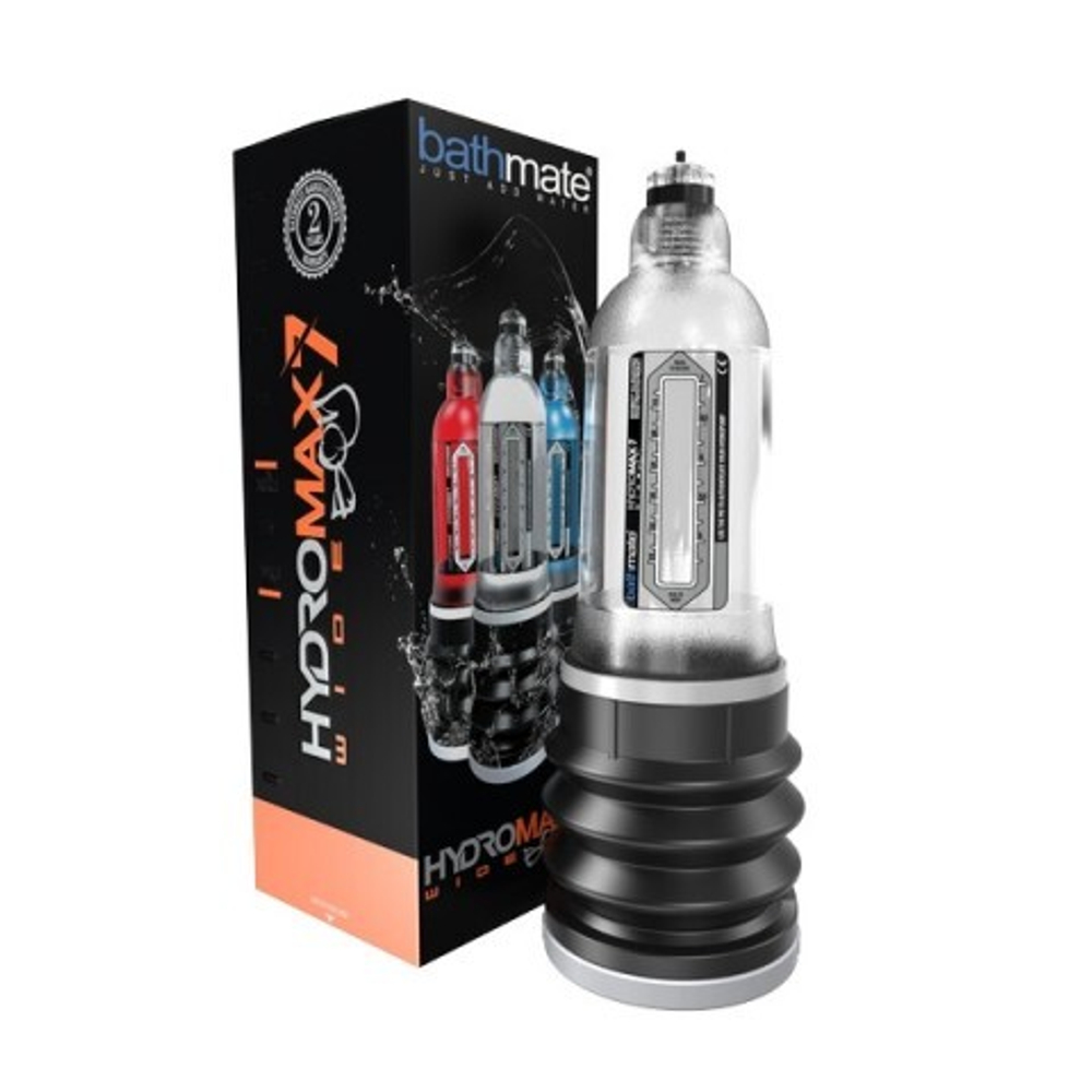 Гидропомпа BATHMATE - HYDROMAX-7 Wide Boy (Прозрачная)